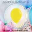 Globo Común 10'' Amarillo Globolandia x 50 u.