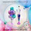 Base Luminosa Para Armar 7 Porta Globos 70cm ( no incluye pilas AA) X 1u.