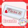Caja Bombon Visor Para Ti Grande (11x17.5x3.5cm) x 1u.