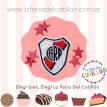 Placa de Pastillaje Futbol RIVER x 1 u.