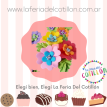 Forma de Pastillaje Comestible Flor Doble con Perla x 12 u.