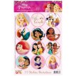 Stickers Princesas Disney Autoadhesivo x 24 u.
