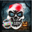 Careta Calavera Con Venda x 1u.