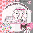 Mantel My Melody y Kuromi X 1 u.