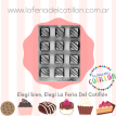 Placa Acetato Molde x1 - Bombones Cuadrados (628A)