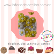 Formas de Pastillaje Comestible x 50 u. - Margaritas Blancas y Amarillas