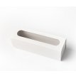 Caja para Macarons / Alfajores / Bombones CHICA con visor x 1 (25 x 14 x 3 cm.)