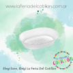 Bandeja Plastica MICROONDAS Blanca Nº105 x 10 u. (ovalada 23x17cm)